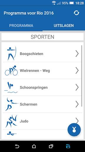 Programma voor Rio 2016 screenshot 3