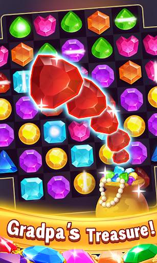 Grandpa‘s Gems - Match Free Games screenshot 5