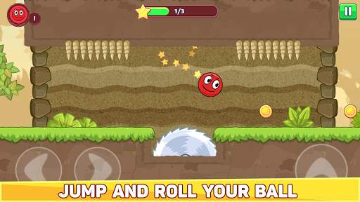 Bounce Ball 5 - Jump Ball Hero Adventure screenshot 1