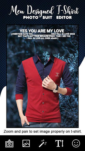 Man T Shirt Photo Suit screenshot 5