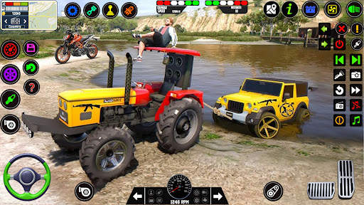 Tractor Driving Tractor Games screenshot 1