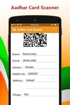 Aadhar Card Scanner : Aadhar Online screenshot 2