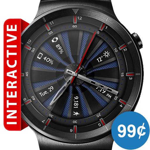 Mesh Turbine HD Watch Face & Clock Widget 4.31