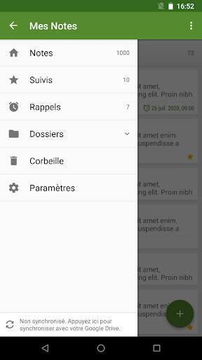 Mes Notes - Bloc-Notes screenshot 2