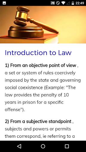 Law Course screenshot 2