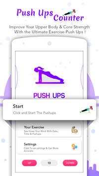 Push Ups Workout Counter Push Up Counter screenshot 1