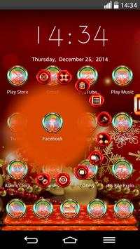 Next Launcher Theme MerryXMAS screenshot 2
