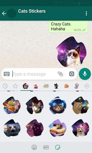 New WAStickerApps 😻 Cat Stickers For Chat screenshot 1