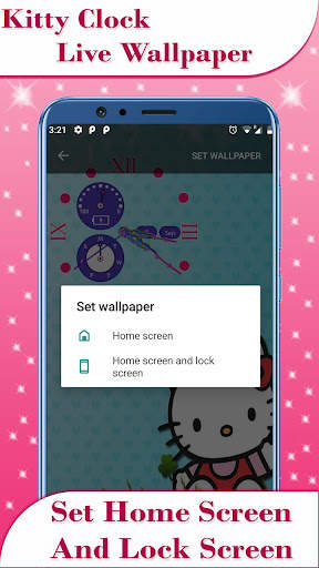 Kitty Clock Live Wallpaper screenshot 7
