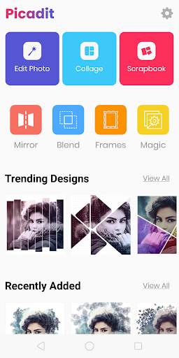 Picadit - Pic Editing & Collage Maker screenshot 1