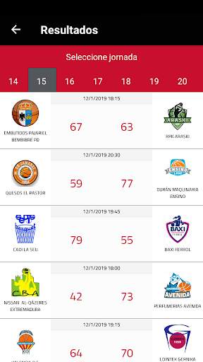 FEB Livescore screenshot 4