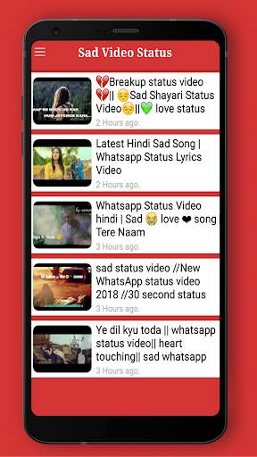 Sad Video Status screenshot 1
