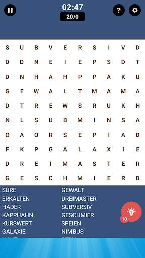 Wortsuche Spiel Deutsch screenshot 2