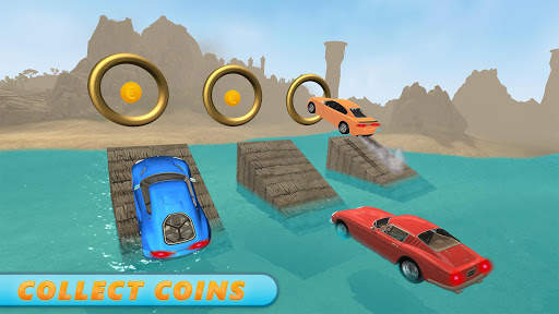 Water Surfer Car Floating Race screenshot 7