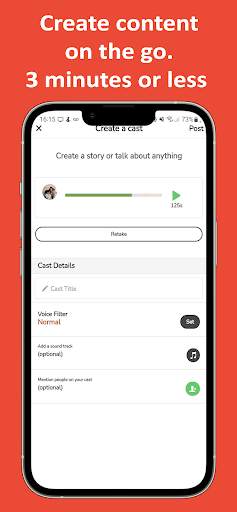 JustTalk - audio platfrom screenshot 5