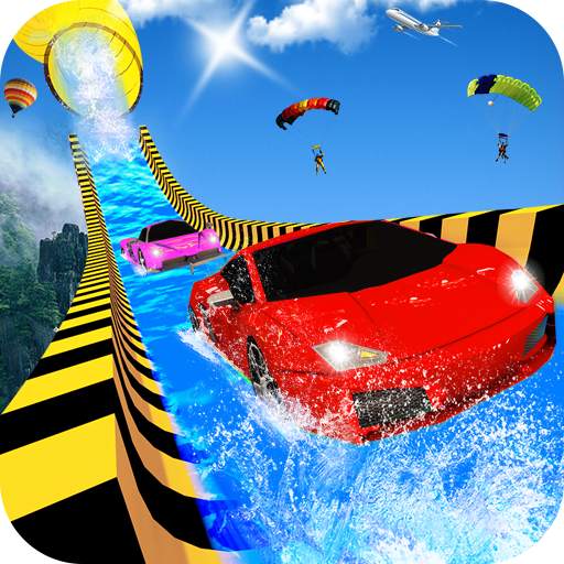 Water Slide Car Racing adventure 2019 1