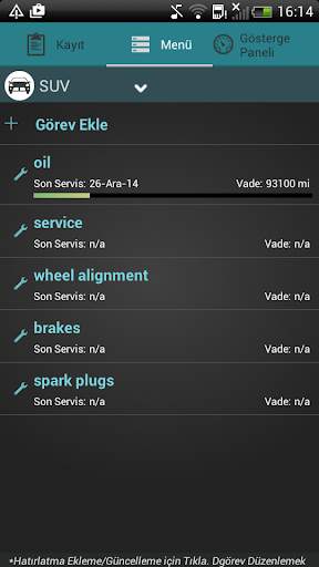 Simply Auto - araç bakım screenshot 9