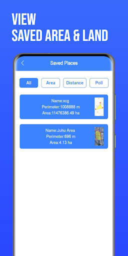 Area & Land Distance Measure screenshot 2