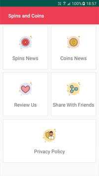 Daily Free Spins And Coins screenshot 1