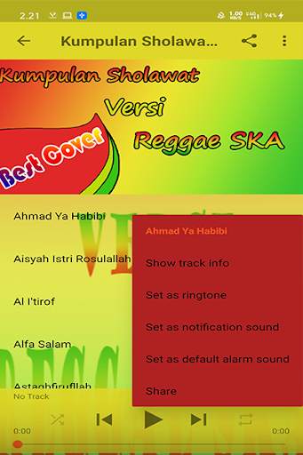 Kumpulan Sholawat Versi Reggae SKA Offline screenshot 3