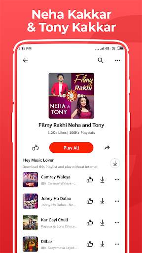 Neha Kakkar Song,Gane,नेहा कक्कड़ के गाने Love song screenshot 3