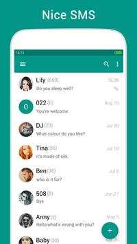 Nice Messenger SMS screenshot 1