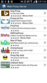 Proxy Browser screenshot 1