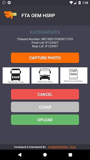 FTA OEM HSRP screenshot 4
