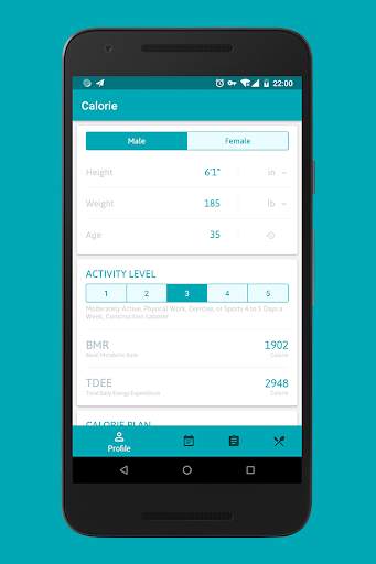 Calorie Pal - Free Calorie Calculator 1 تصوير الشاشة