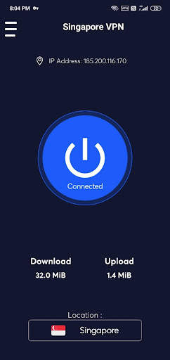 Singapore VPN - Fast VPN Proxy screenshot 1