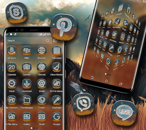 Sparrows Art Launcher Theme screenshot 2