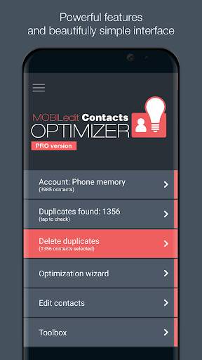 Contacts Optimizer screenshot 1