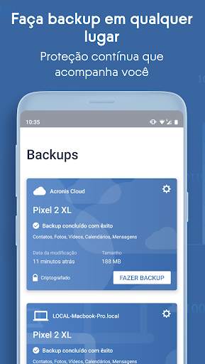 Acronis True Image: Mobile screenshot 1