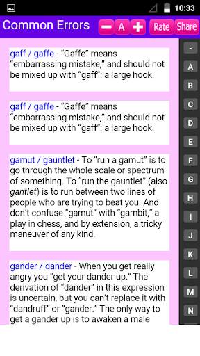 Common Errors in English screenshot 4