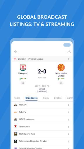 Live Soccer TV: Scores & Stats screenshot 3