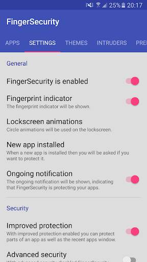 FingerSecurity screenshot 3