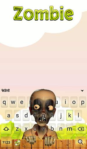 Zombie Animated Keyboard   Liv screenshot 2