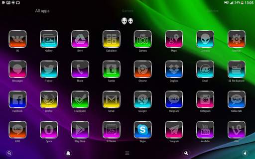 Alien Go Launcher Theme screenshot 10