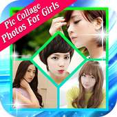 Pic Collage Photo For Girls logo