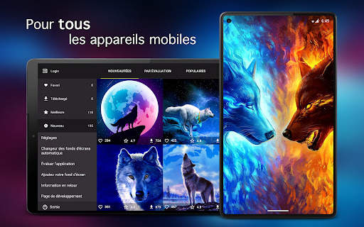 Loups Fonds d'écran 4K screenshot 6