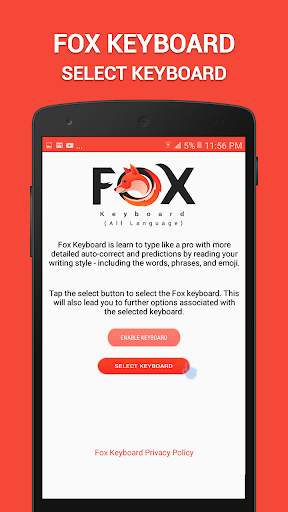 Fox Keyboard – Fast & Secure screenshot 13