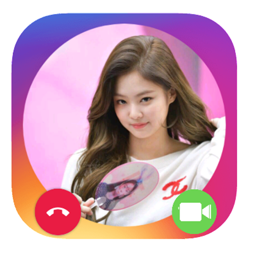 Fake video call Jennie BLACKPINK and wallpaper icon