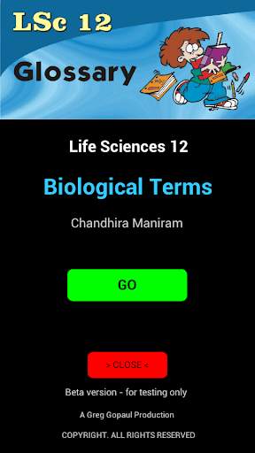 Life Sciences 12 Glossary 1 تصوير الشاشة