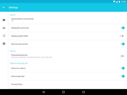 IONOS HiDrive screenshot 12