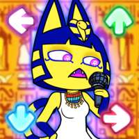 Ankha Remastered FNF Mod logo