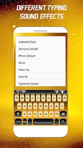 Gold Keyboard: Golden Keyboard Theme screenshot 4