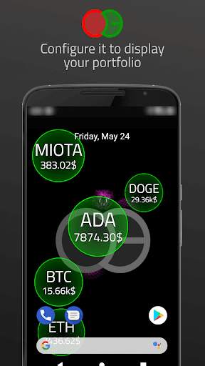 Crypto Bubbles Live Wallpaper screenshot 5