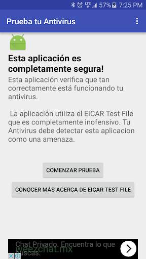 Test your antivirus screenshot 1