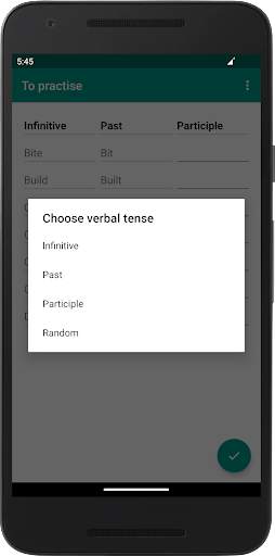 English Irregular Verbs скриншот 6