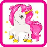 Unicorn Pixel Number Art logo